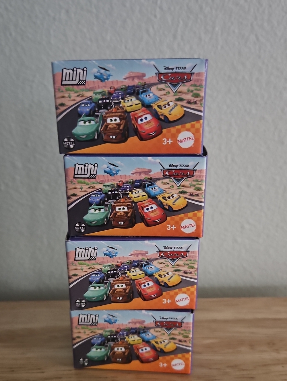 Disney Pixar Cars Race to Celebrate Mini Racers #25-28 Sealed Set